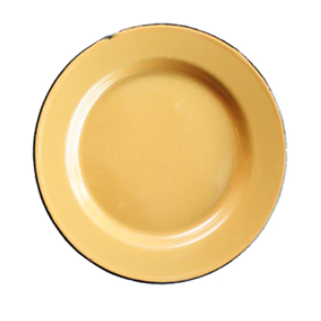 26cm Enamel Soup Plate Plain P1626p