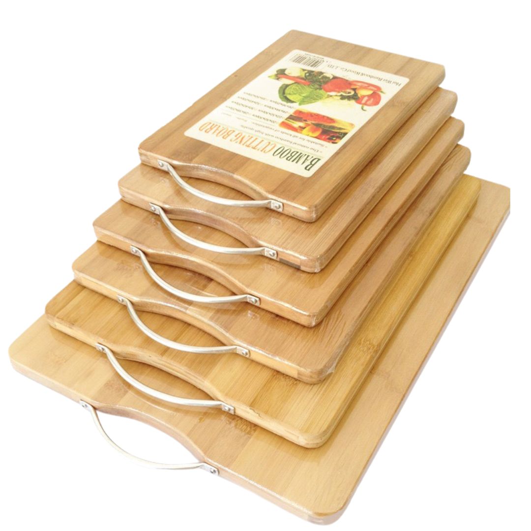 Bamboo Chopping Board with S/S Handle
