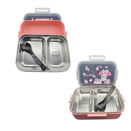 2-Compartment Lunch Box