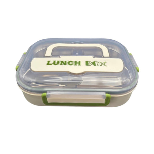 4-Compartment Stainless Steel Lunch Box