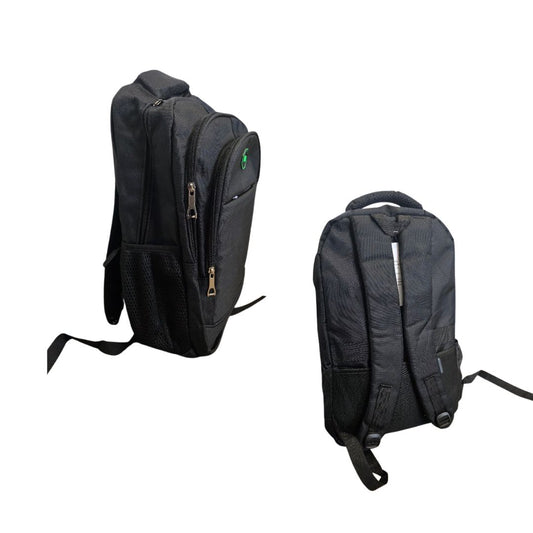 Black Multi-Compartment Laptop Backpack SMW