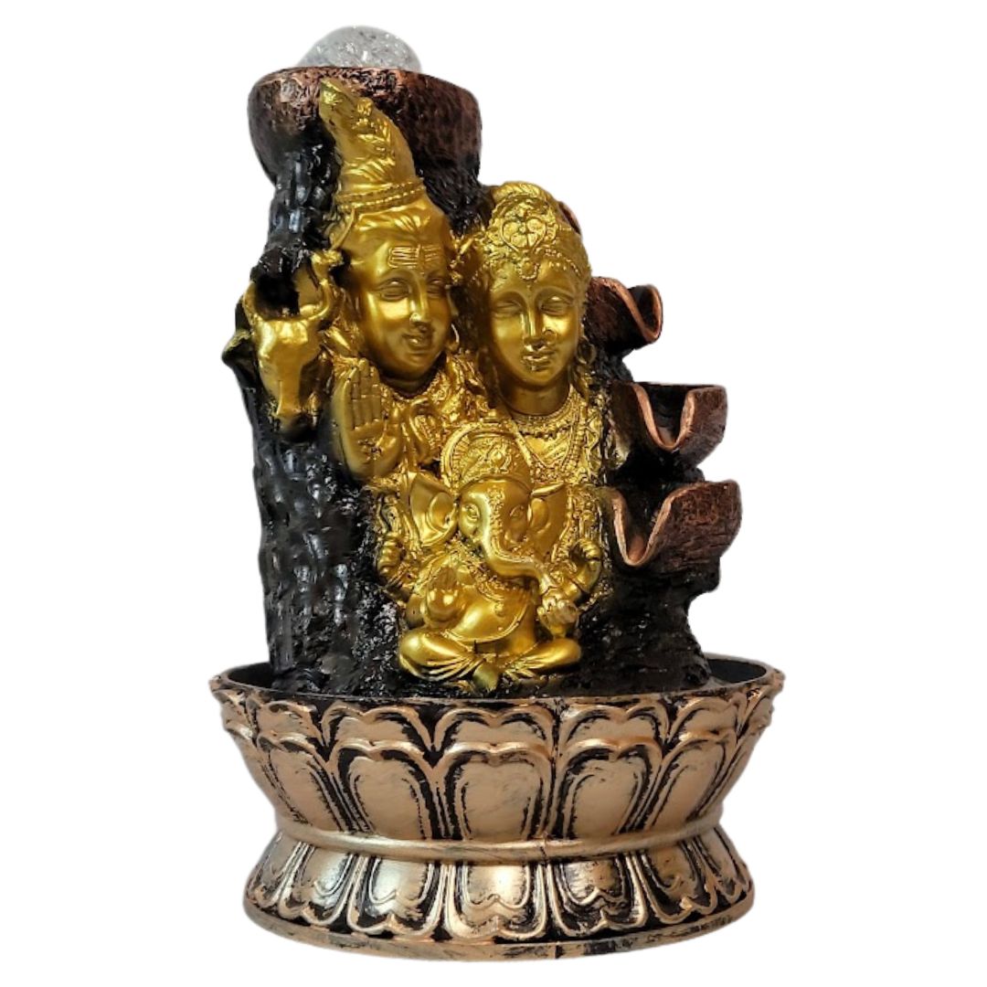 12inch Water Fountain Shiv Family LX21294G