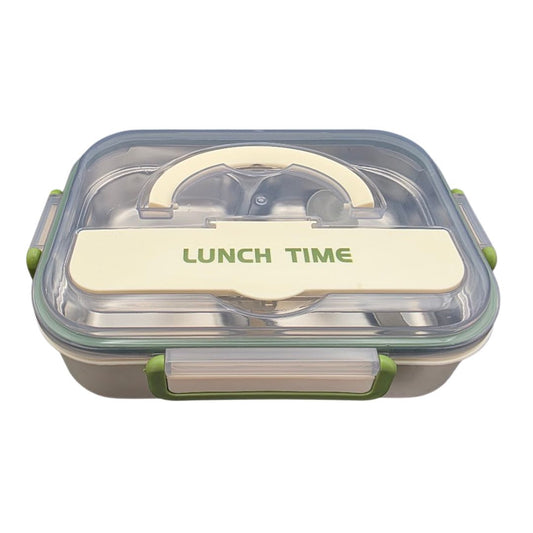 3-Compartment Stainless Steel Lunch Box