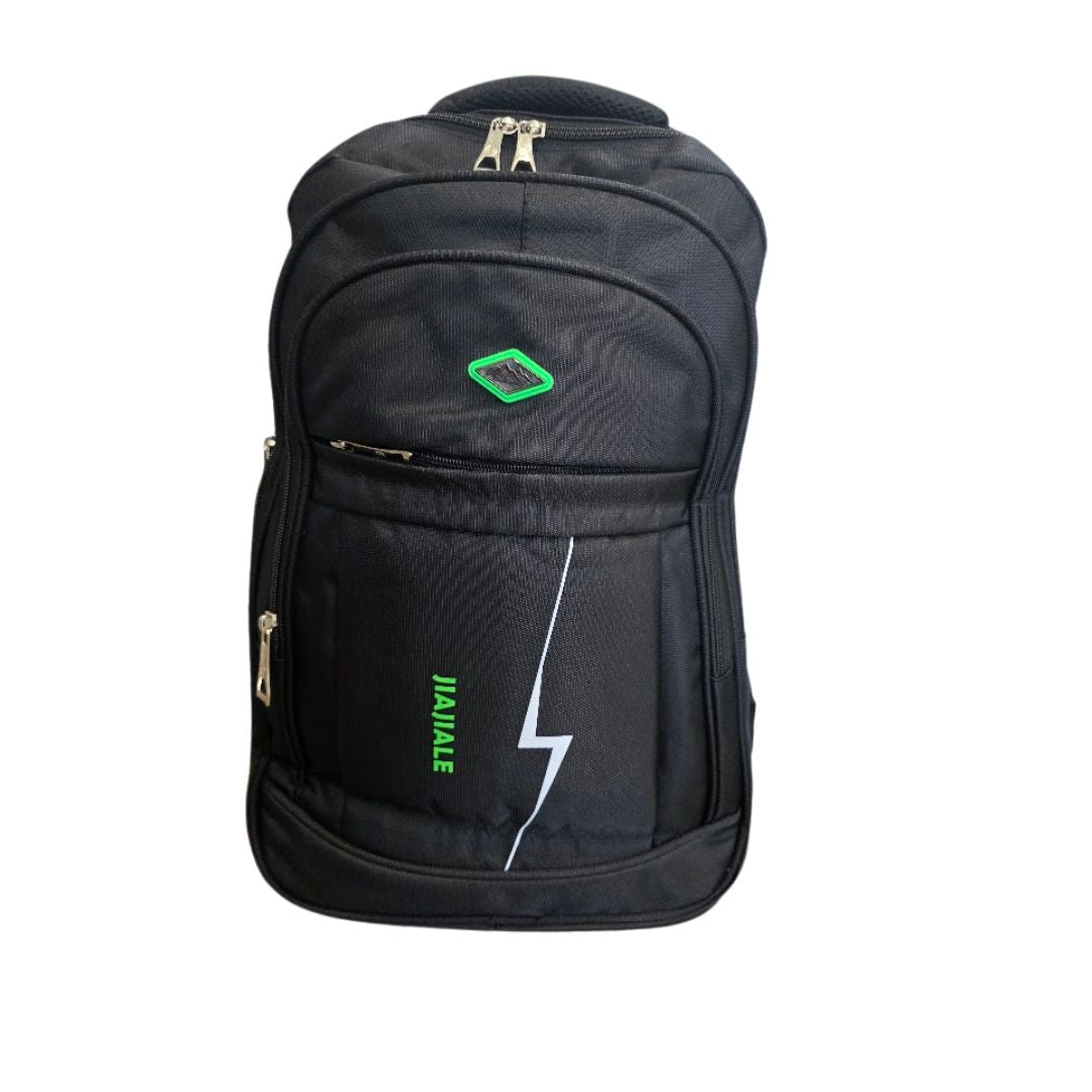 Black Multi-Compartment Laptop Backpack JJLE