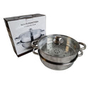 2-layer Stainless Steel Steamer