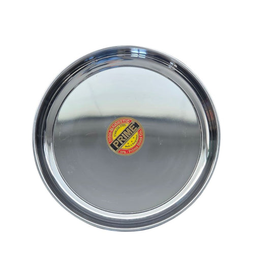 Stainless Steel Round Dinner Plate Prime