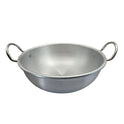 Aluminum Karahi/ Wok with flat base