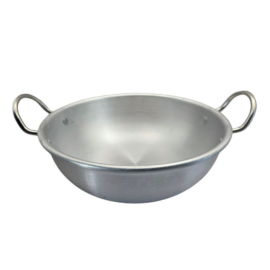 Aluminum Karahi/ Wok with flat base
