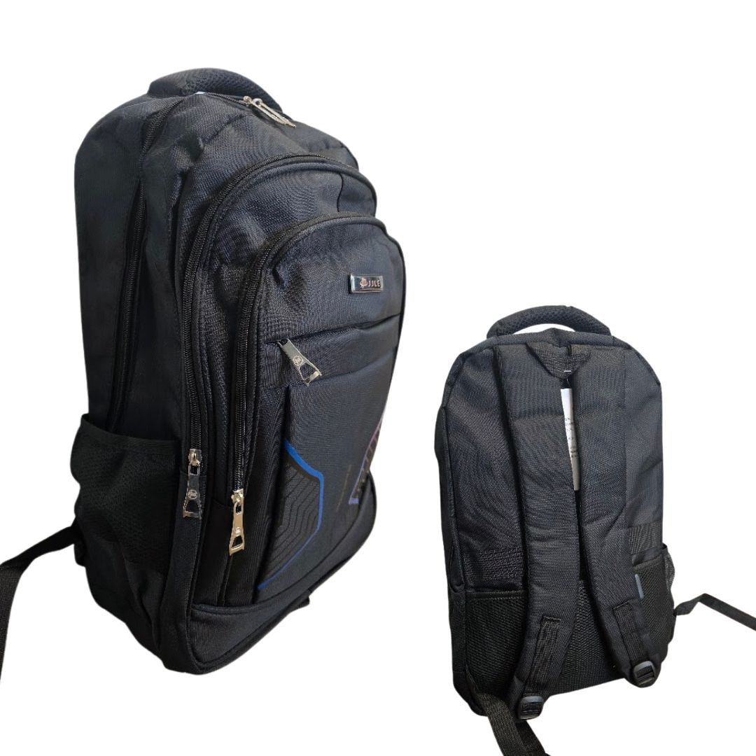 Black Multi-Compartment Laptop Backpack JJLE
