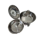 5.5L Round Chaffing Dish Silver