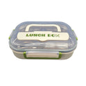 4-Compartment Stainless Steel Lunch Box