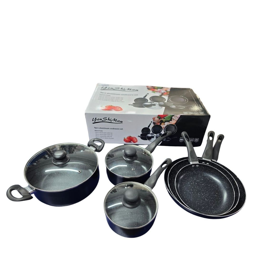 9pc Non-stick Induction Cookware Set