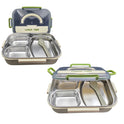 3-Compartment Stainless Steel Lunch Box